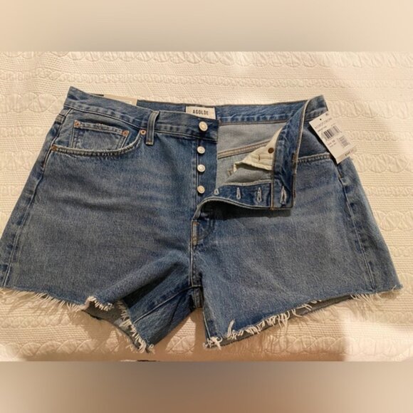 Agolde NWT relaxed cutoff denim shorts size 32